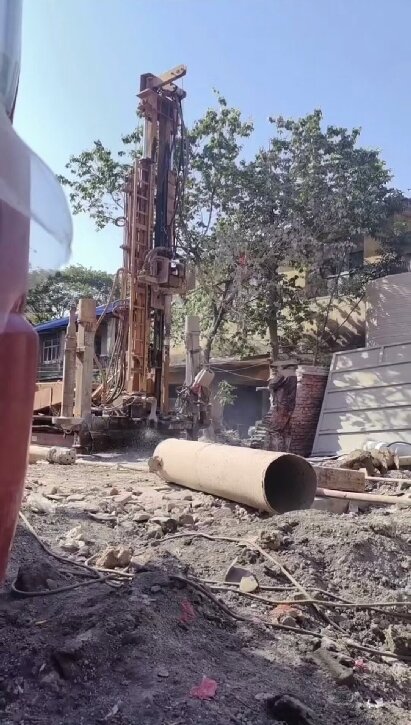 潜山工地施工用水井