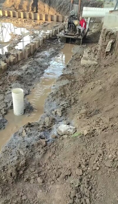 潜山工地施工用水井